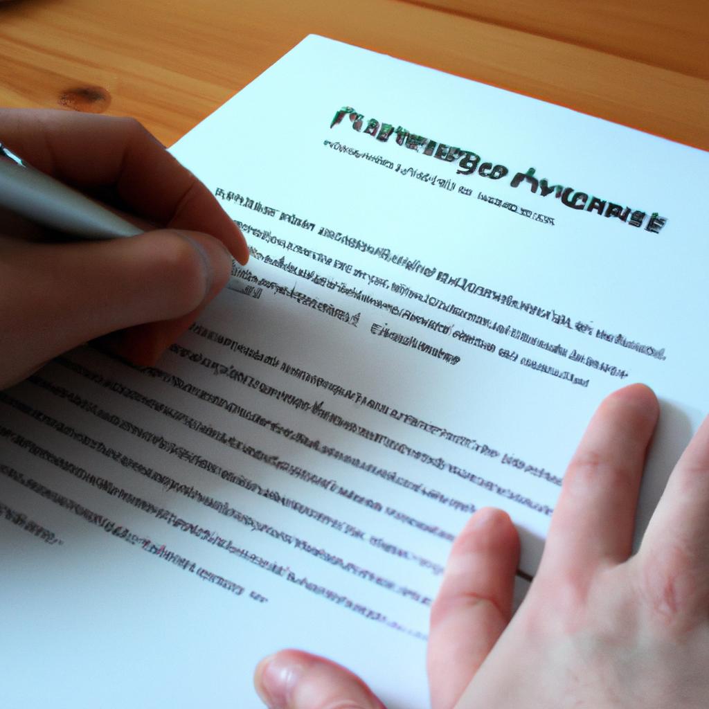 Person signing loan forgiveness paperwork